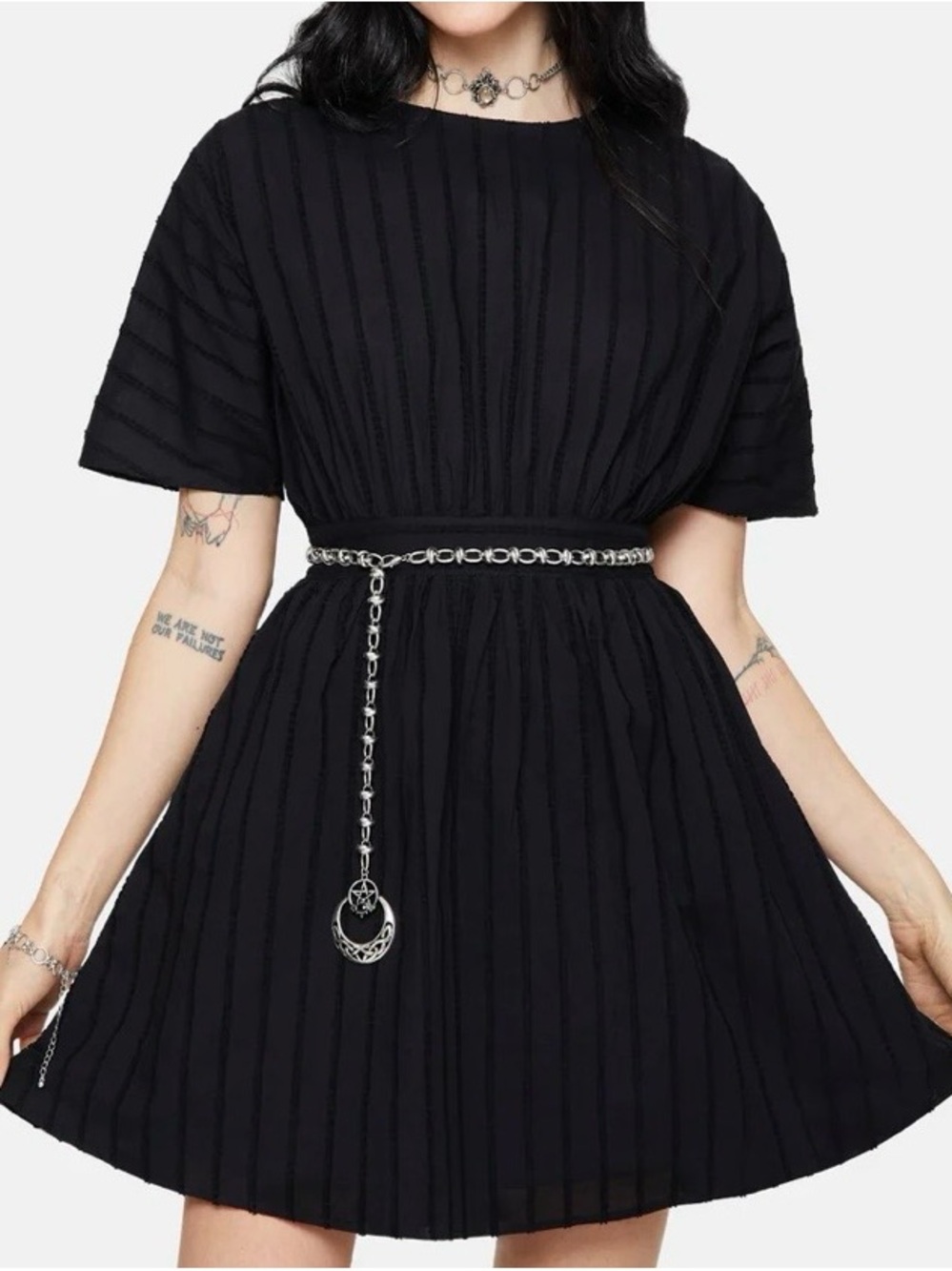 Disturbia Black Mini Dress - NWT! - Picture 2 of 6